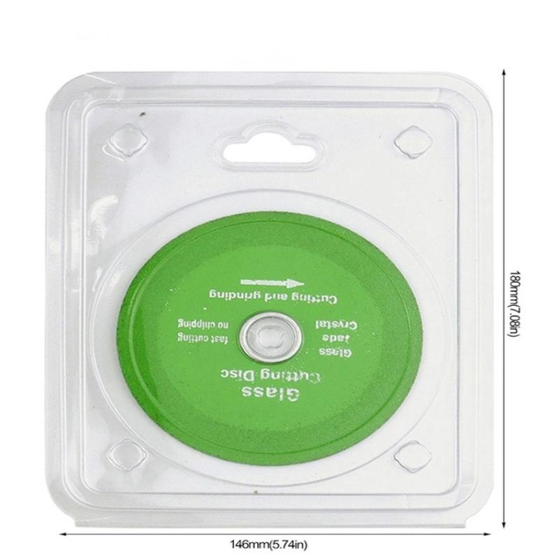 Стеклорезный диск 100мм Ультратонкий пильный диск Алмазный Нефрит Винная бутылка Керамика Полировка Углошлифовальная машина