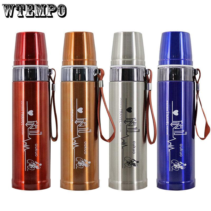 Portable Insulation Cup 500ml Vacuum Flasks Portable Stainless Steel Thermos Cup Water Bottle Travel Tea Mug Office Thermos Cup
