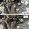 Motorcycle Engine Oil Dipstick W/ Plug Oil Temperature Gauges For Harley Touring Electra Glide FLH FLHFB FLHT P K KL CU 2017-24