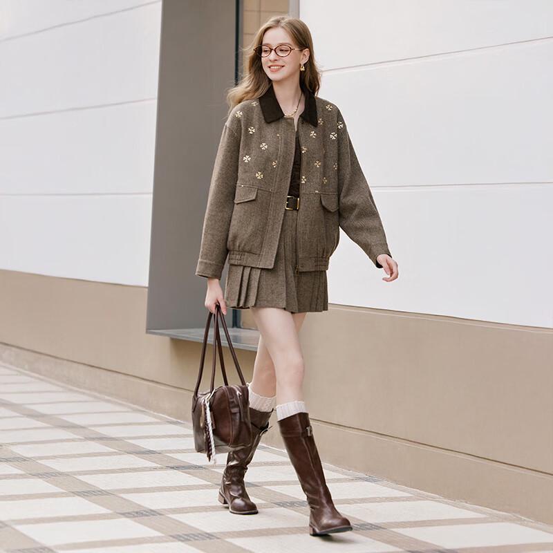 Женский ретро-костюм-двойка в стиле Кофейной академии