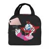 Killer Klowns From Outer Space Horror Movie (13) Insulated Lunch Bag for Women Kids Leakproof Food Boxes Thermal Lunch Box Tote