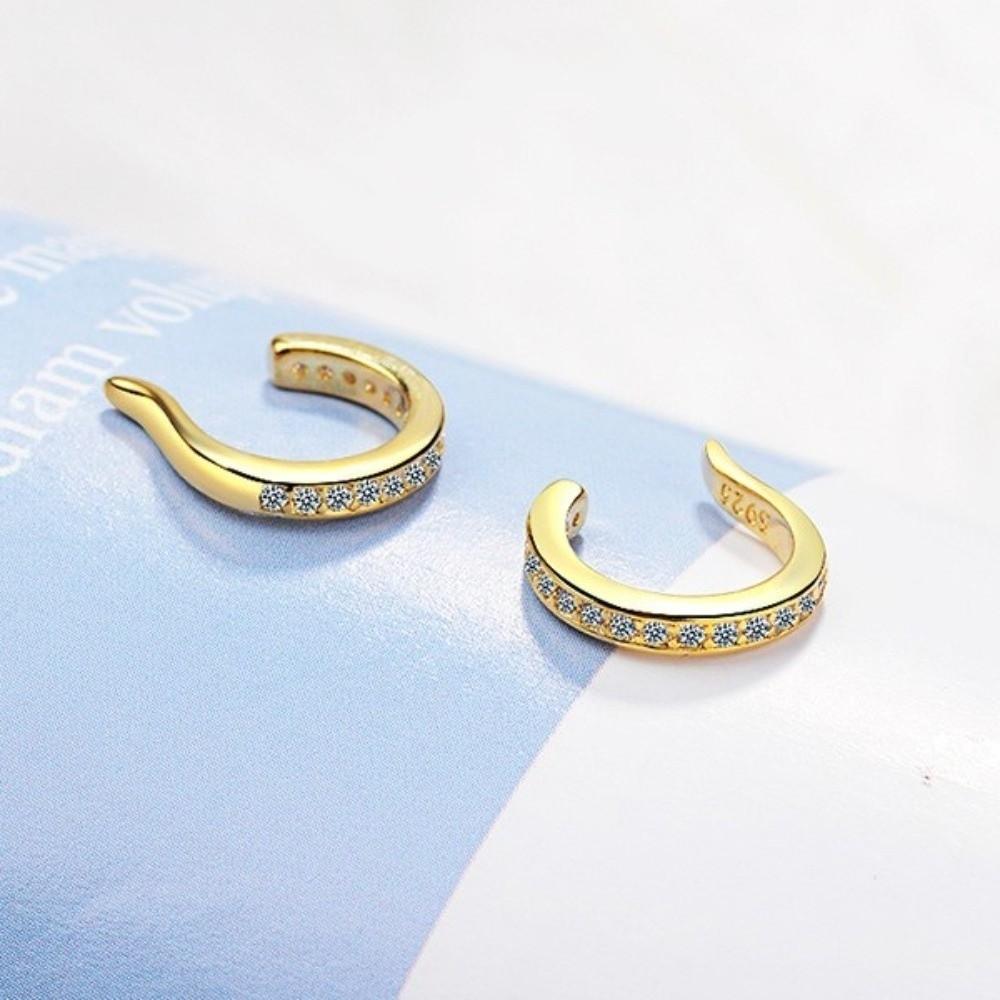 Reusable Clip Earrings Punk Rock Style No Hole Ear Clip Fashion Ear Corrector Clips Daily Wear