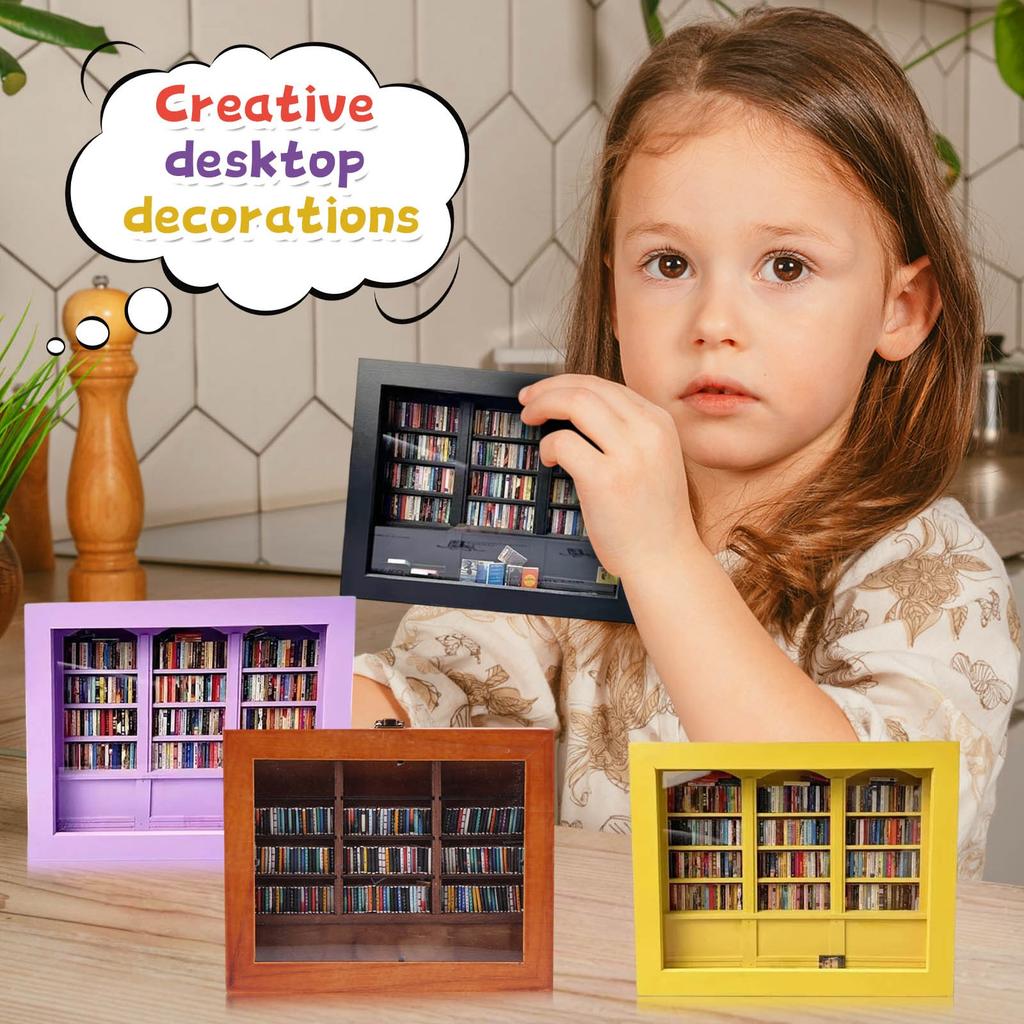 Anxiety Bookshelf Book Creative Gift Desktop Ornaments
