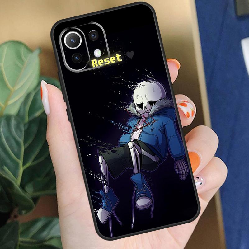 Чехол Undertale Sans для Xiaomi 13 14 11T 12T 13T Pro 12 Lite 12X POCO X3 X5 Pro F3 F4 X4 M5s C65 F5