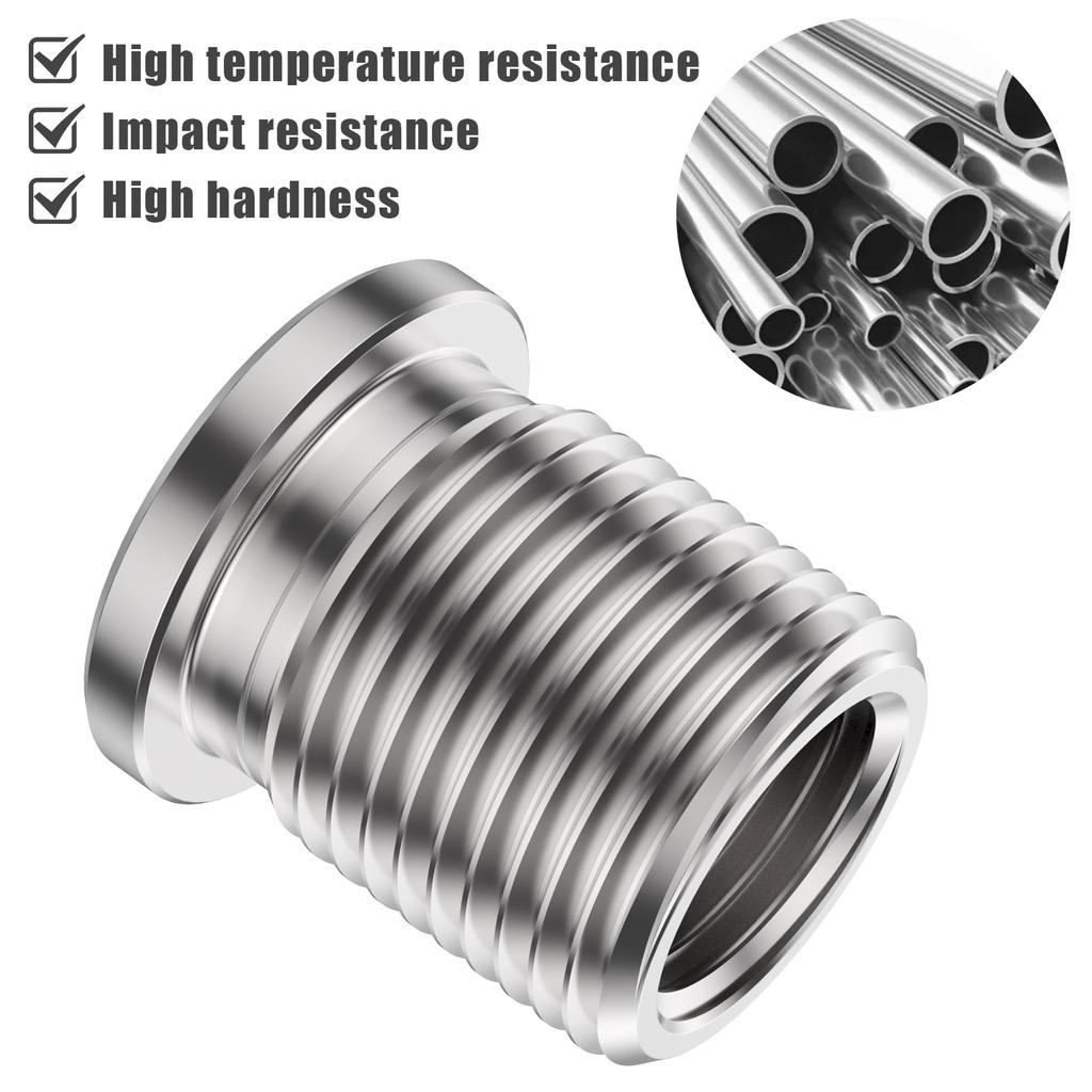 4pcs Spark Plug Insert 14mm Spark Plug Port Insert Tool Set Replacement Spark Plug Thread Inserts for Triton Repair Parts