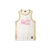 Мужской баскетбольный жилет Li Ning Color Block Loose, топы белого цвета AAYP415-1