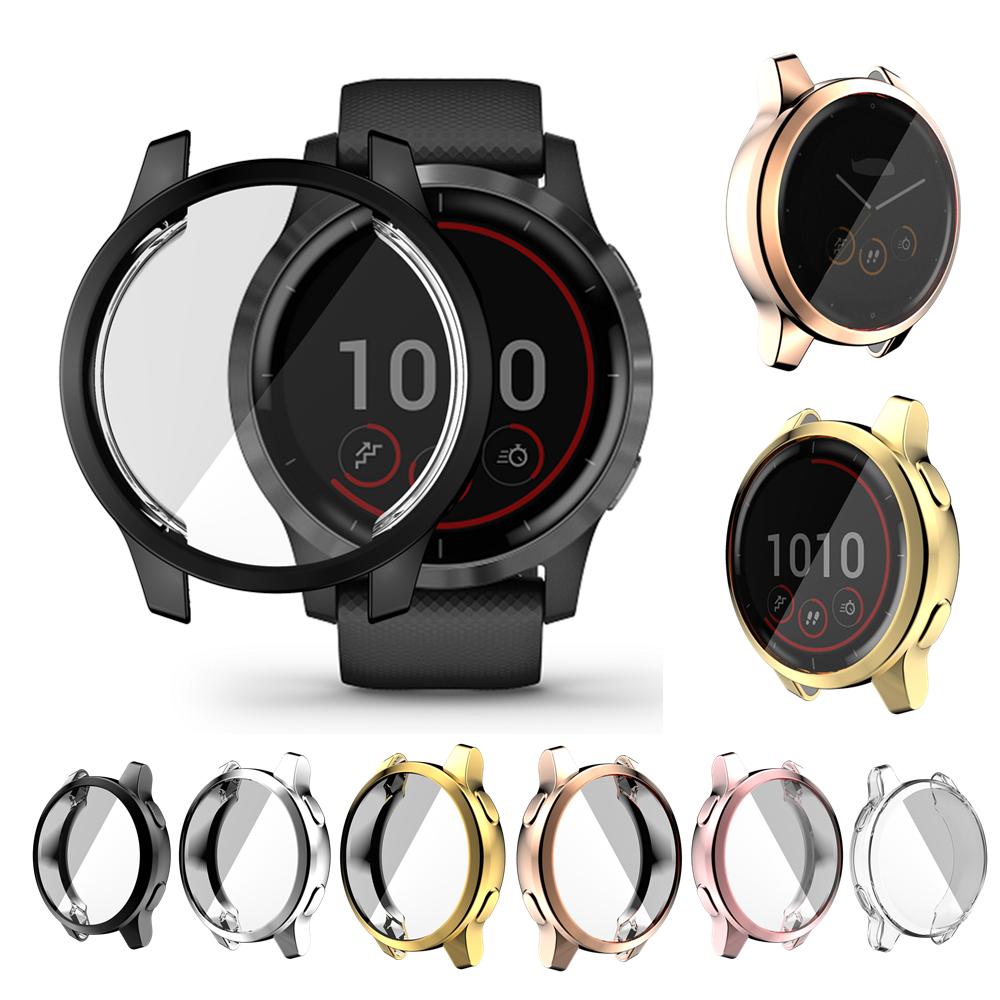 Silicone Protective Case For Garmin Venu 2 Plus 2S 3 Protector Frame Cover Shell For Garmin Vivoactive 4S / 4 Smart Watch Bumper 7