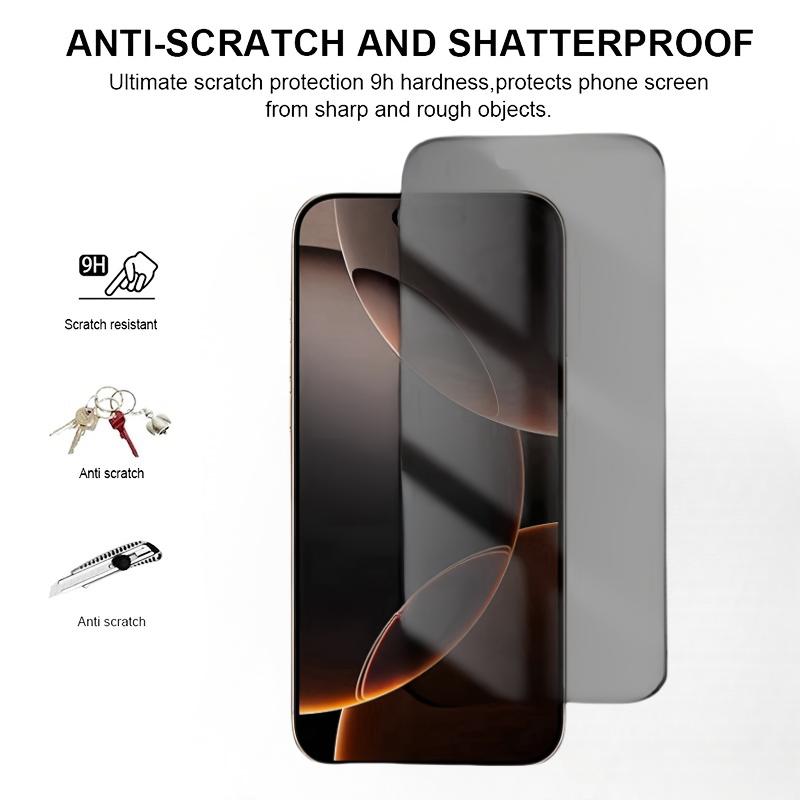 4 шт. защитное закаленное стекло для iPhone 16 Pro Max 16Pro 16Plus, предотвращающее поломку защитное стекло для iPhone 15ProMax 16ProMax