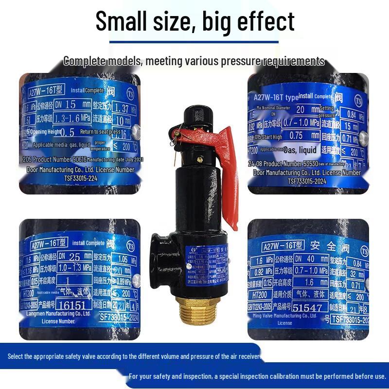 Jingmian Air Tank Micro-Open Pressure Relief Valve