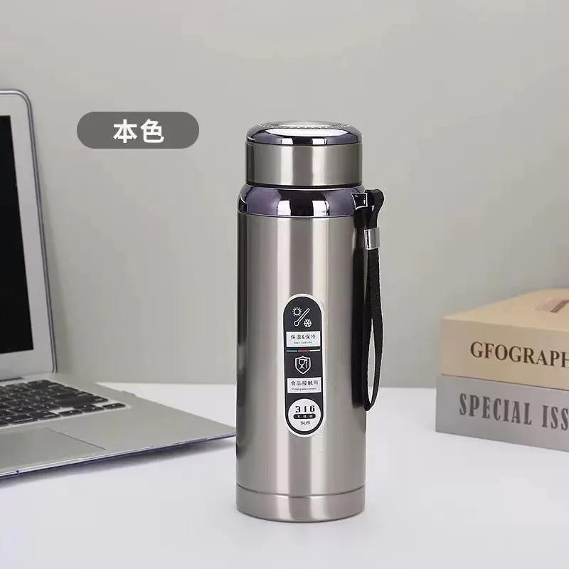 Портативная двухслойная термокружка из нержавеющей стали 316, термокружка для воды, сохраняющая холодную грелку, термокружка для занятий спортом на открытом воздухе