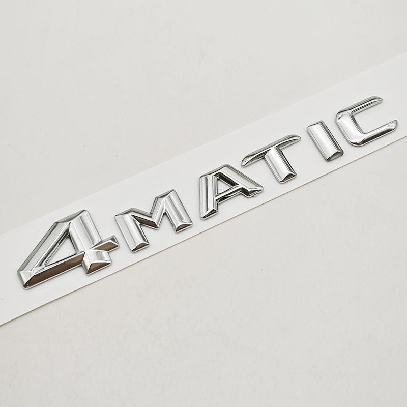 3D ABS Car Letter Logo E400 E450 4MATIC Rear Trunk Sticker Emblem For Mercedes Benz E Class E400 E450 W213 Auto Tail Accessories