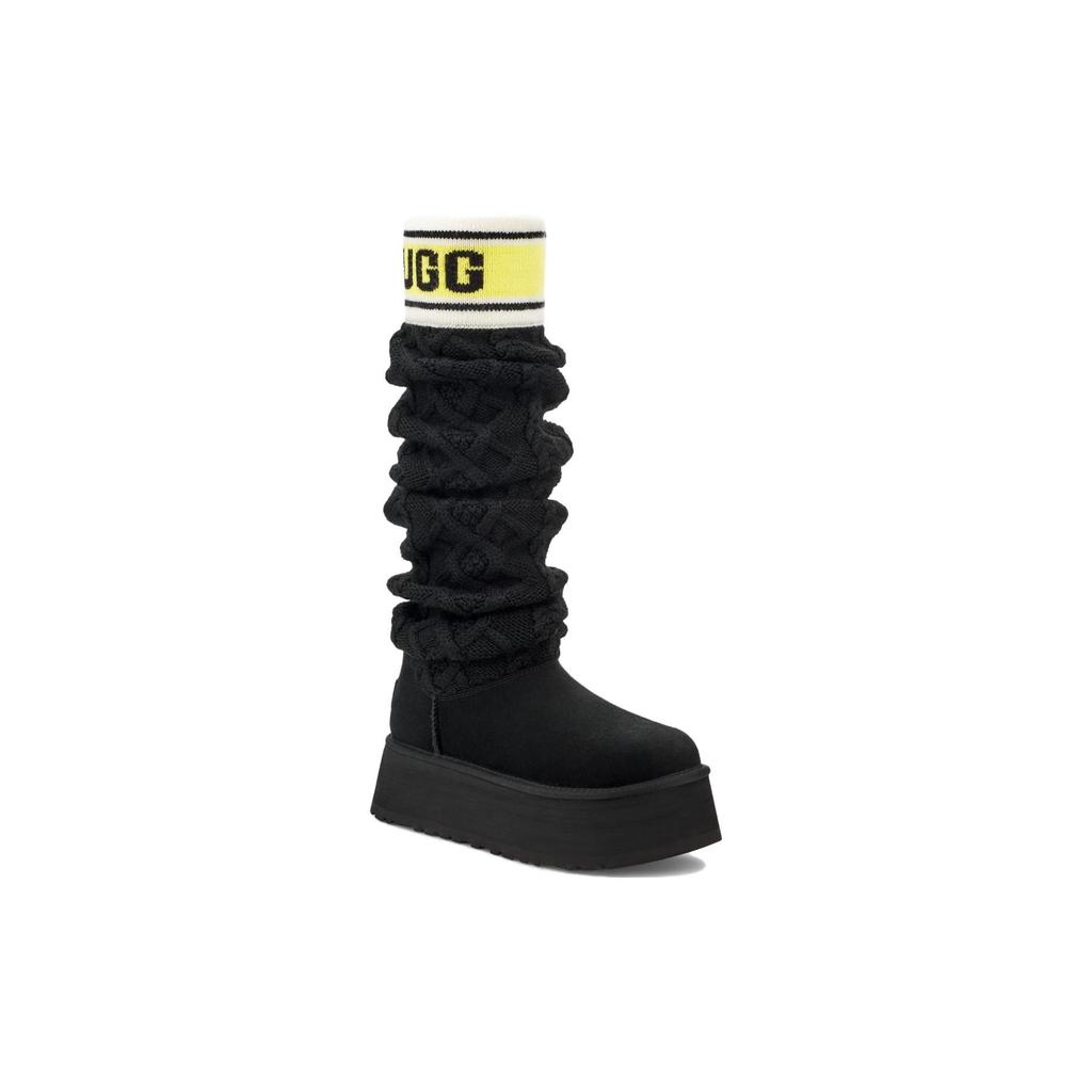 UGG Классический свитер Letter Tall Boot Black (Женский) Женские кроссовки 1144044-BLK