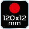Technical marking chalk, red, 12 pieces