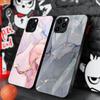 Стеклянный чехол с мраморным узором 3 для Apple iPhone 13 Pro 11 14 12 7 8 Plus SE 2022 XR X XS Max 6 6S закаленный чехол для телефона