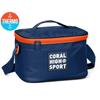Sport Navy Blue Neon Orange Thermo Lunch Box 22806