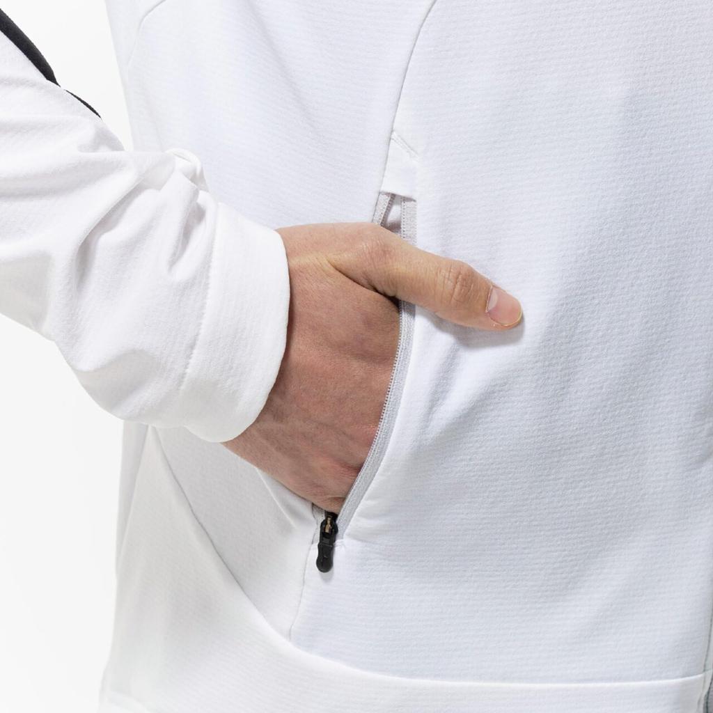 Mizuno Ветрозащитная куртка для тренировок Tech Shield 32MCC552, стрейч, мужская, белая,