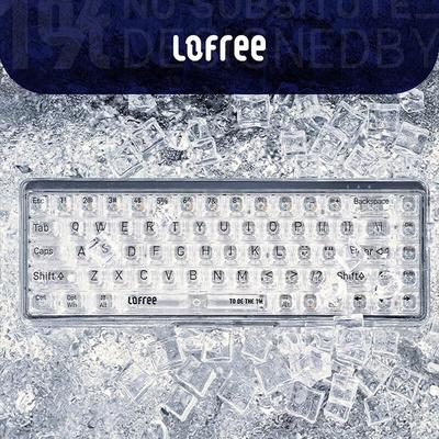 Прозрачная механическая клавиатура Lofree с двойным режимом 1%