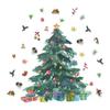 Self Adhesive Christmas Wall Sticker Living Room Wall Background Decoration Christmas Tree Sticker PVC Christmas Decoration