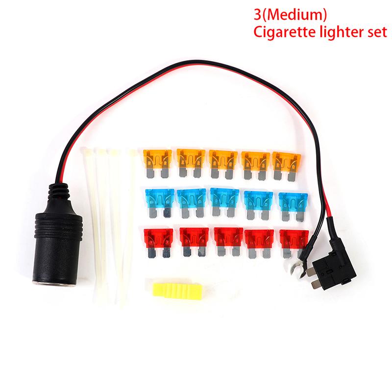 1 комплект 30 см автомобильный прикуриватель 12 В гнездо предохранитель кран держатель с предохранителем 5A/10A/15A