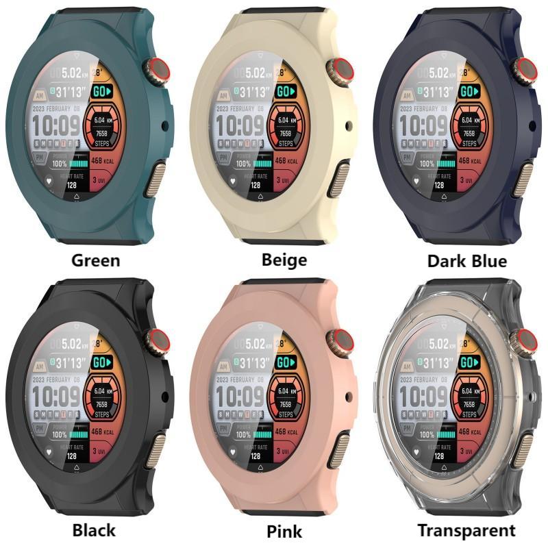 PC+Tempered Glass Case for Amazfit Cheetah Round/Cheetah Pro Samrt Watch Bumper for Amazfit Cheetah Pro Shell Protective Cover