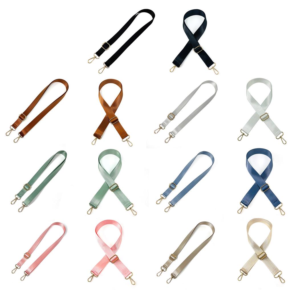 54 дюйма Сменный плечевой ремень для сумки Нейлоновый ремень для DIY женской сумочки, сумки через плечо, Регулируемый ремень с металлическим крючком