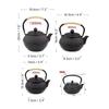 900ML Teapot Iron Tea Kettle High-capacity for Boiling Water Kitchen Teaware Drinkware Set Oolong Tabletop Decor Charcoal Stove