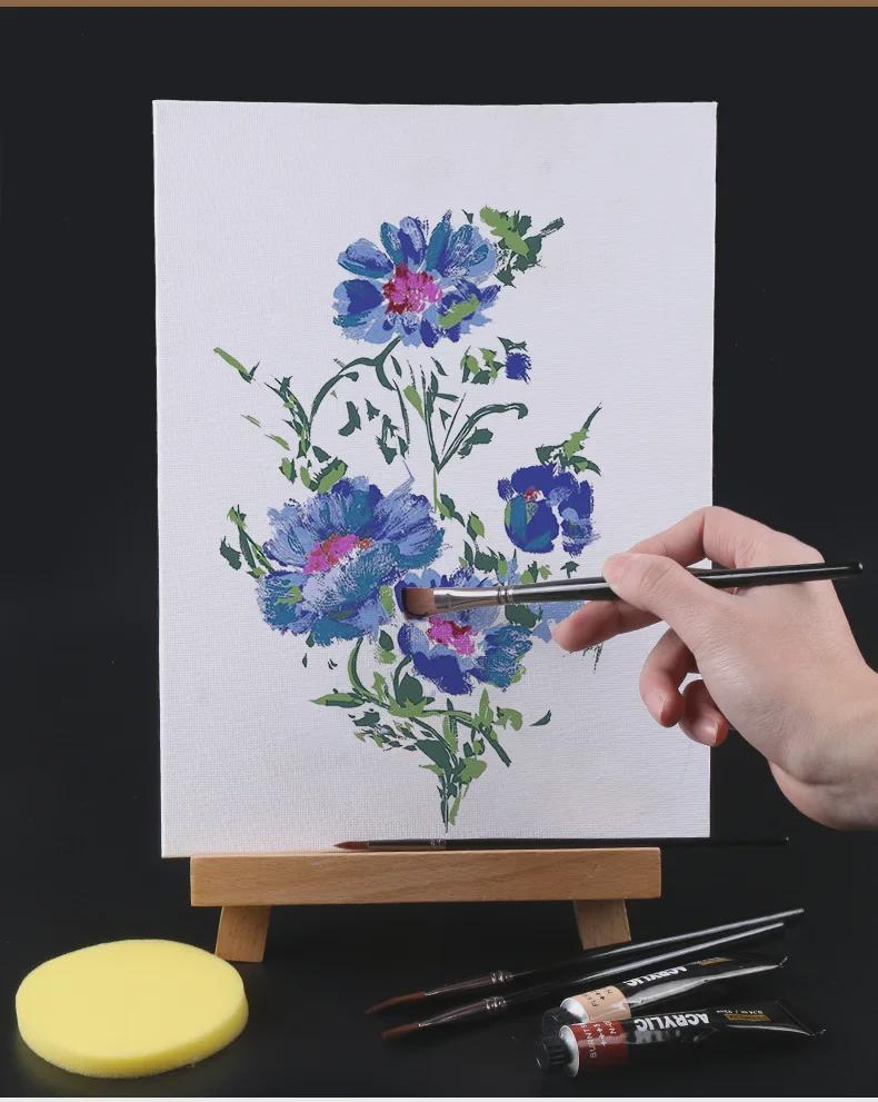 Набор из 18 многоцелевых нейлоновых кистей Giorgione для акварели, акрила и рисования на холсте с сумкой для хранения