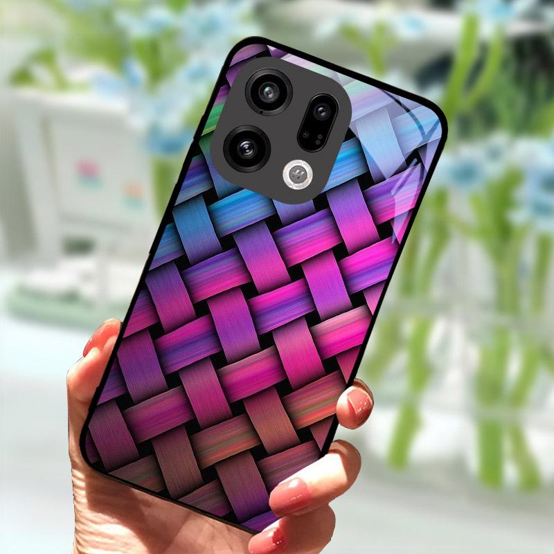 Чехол для OPPO Find X9 X9Pro X8 Pro X8S X8 Ultra Жесткий Чехол Закаленное Стекло Защитный Корпус Для OPPO FindX9 FindX8 Сумки для Телефона