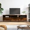 VidaXL TV Stand Smoked Oak 150x30x44.5 Cm Engineered Wood 831257