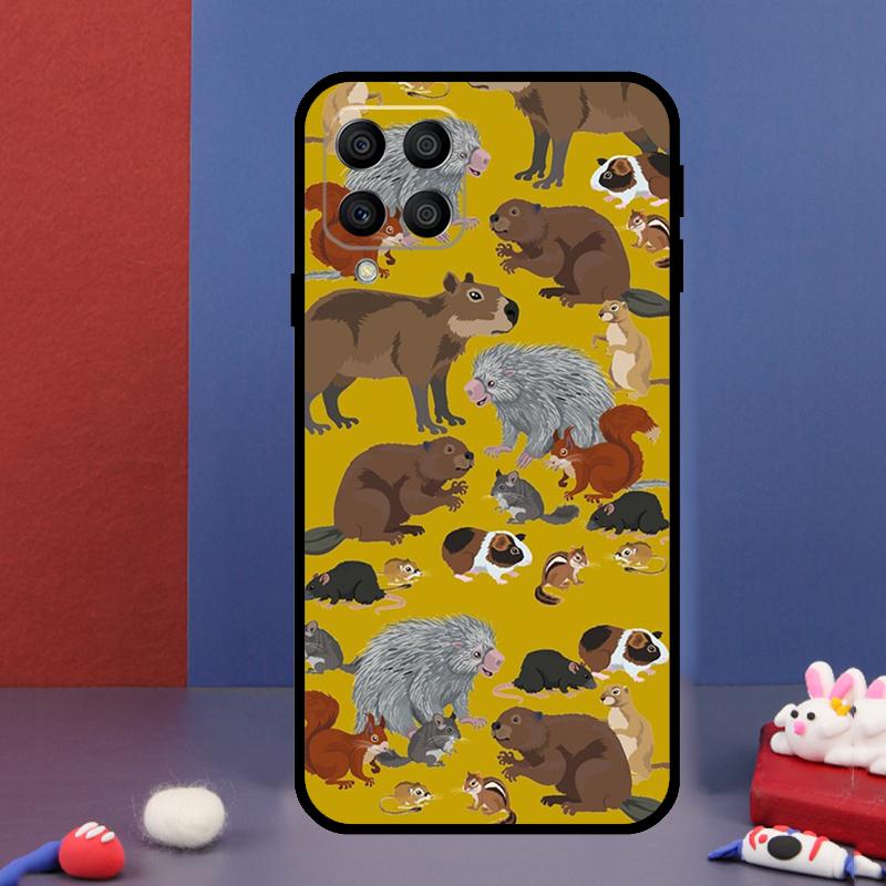Мышь Крыса Для Samsung Galaxy M12 M13 M33 M23 M53 M15 M55 M31 M51 M14 M34 M54 M20 M32 M52 Чехол для телефона