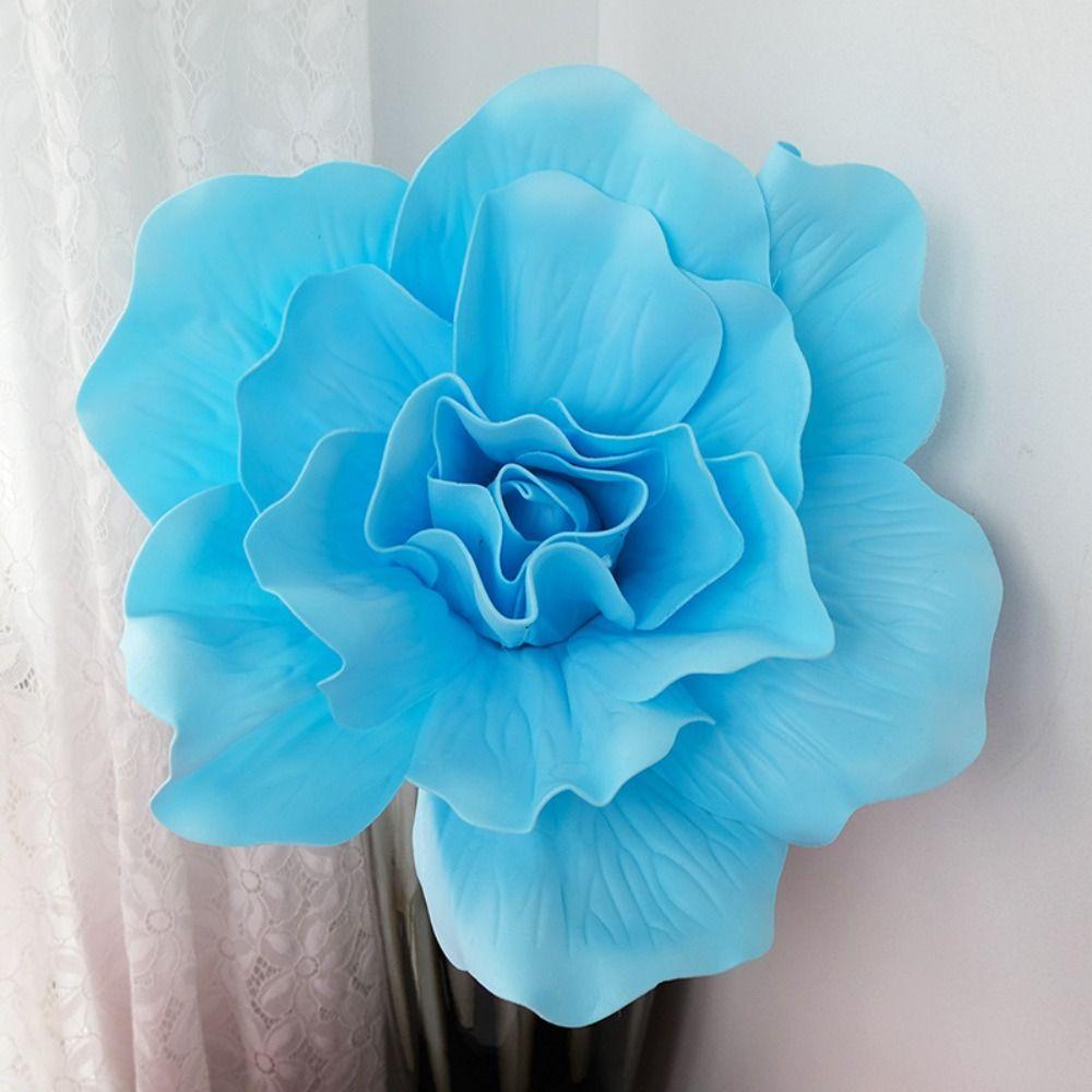 Three-dimensional Large Artificial Flower Photography Props Artificial PE Rose Simulation Flower