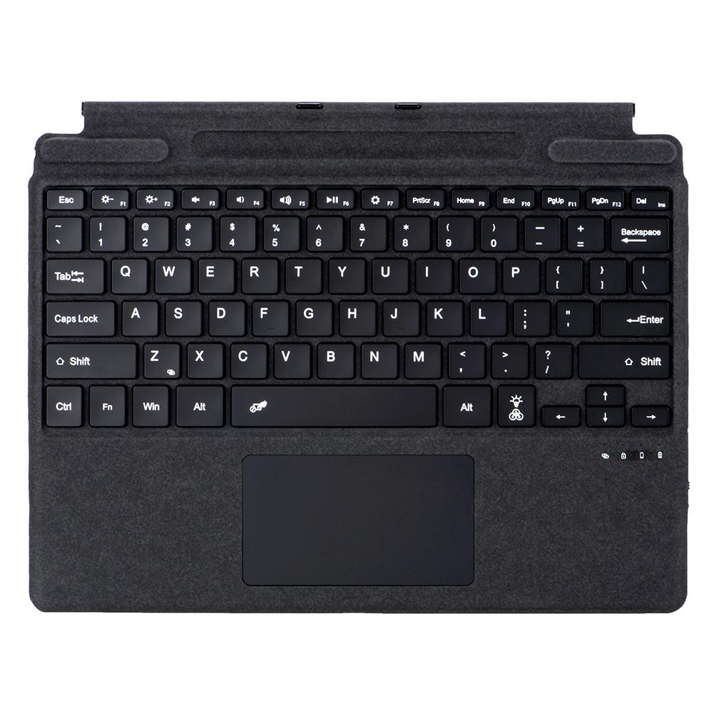 Magnetic Keyboard for Surface Pro 11/10/9/8/X Slim Bluetooth Wireless Keyboard With Touch Pad, Pen Slot, Backlight,Type C Charge