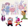 Lovely Soft Dinosaur Plush Doll Cute Circus Clown Candy Princess Plushie Gift