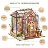 Сделай сам 3D теплица Цветочная комната, Рукоделие для сборки, 3D деревянная книжная головоломка для украшения книжной полки, настольные украшения