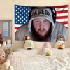 Настенный гобелен Caseohs с американским флагом, забавный декор для дома в стиле геймера, фон для спальни или общежития, подарок на день рождения.