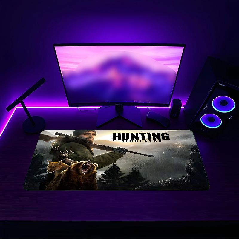 BULT Hunting Simulator (1) Mouse pad with a non slip rubber base suitable for home offices and an ideal gift for gamers