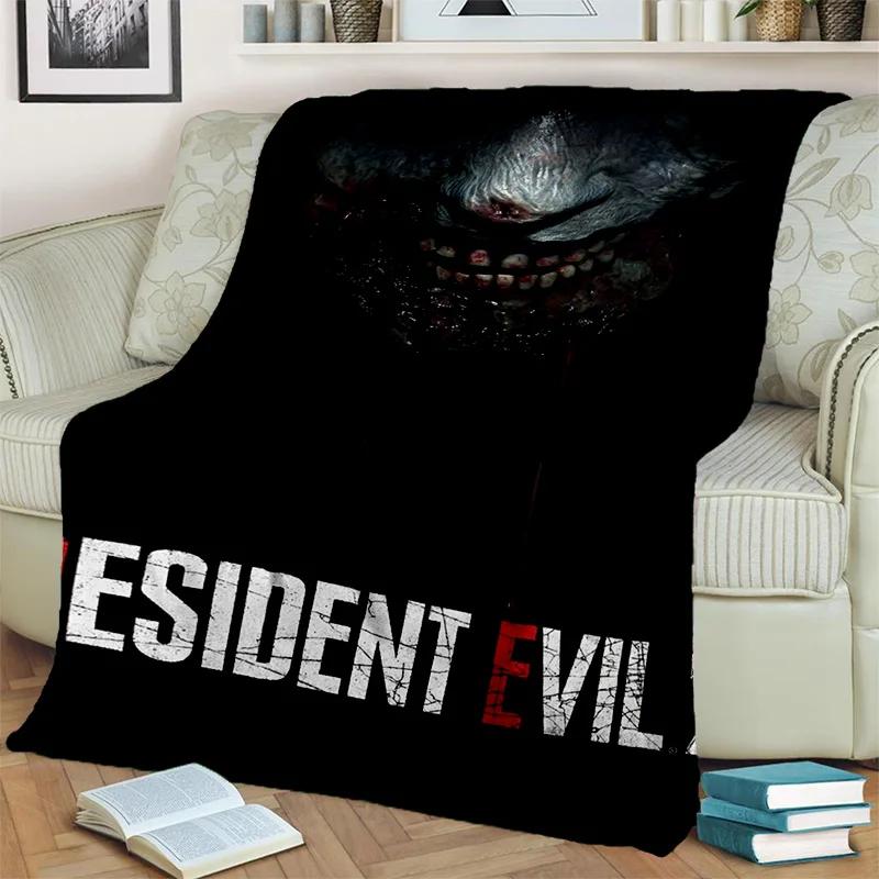 3D R-Resident Evil Gamer Games Одеяло, мягкое одеяло для дома, спальни, кровати, дивана, пикника, путешествия, офиса, отдыха, одеяло, детское одеяло