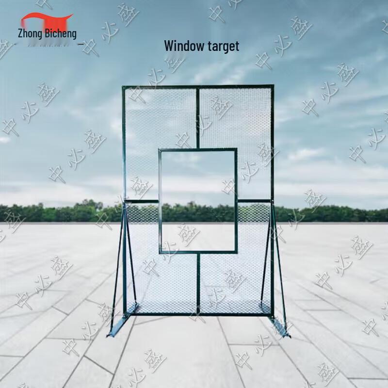 Portable L-Shaped Grenade Training Target Wall