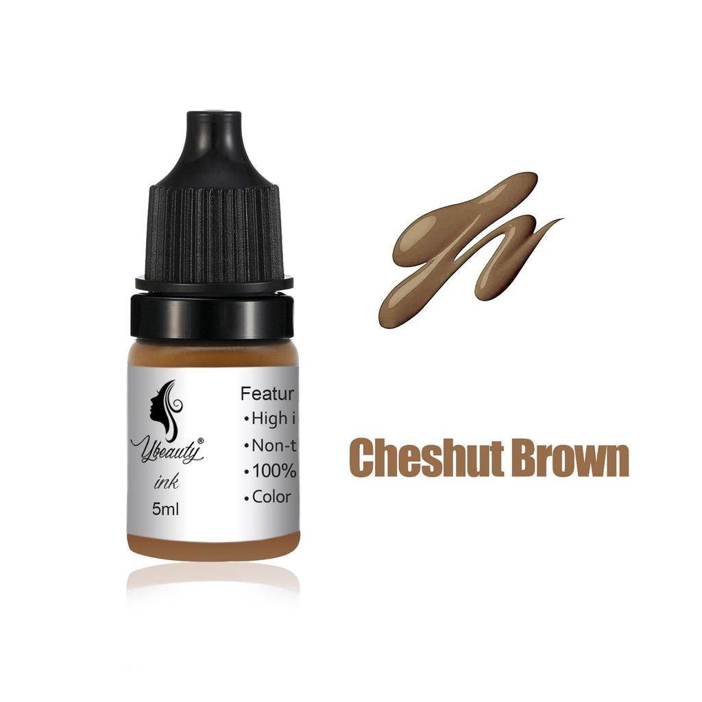 5ML Eyebrow Tattoo Pigment for Beginners: Easy Color Mist for Eyebrow, Lip, and Eyeliner Practice.