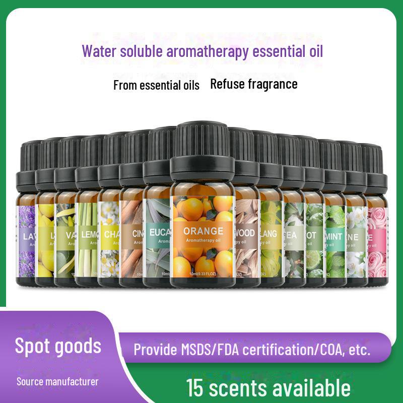 Водорастворимая ароматерапевтическая смесь масел для увлажнителя с эфирным маслом розы, 10 мл, диффузор