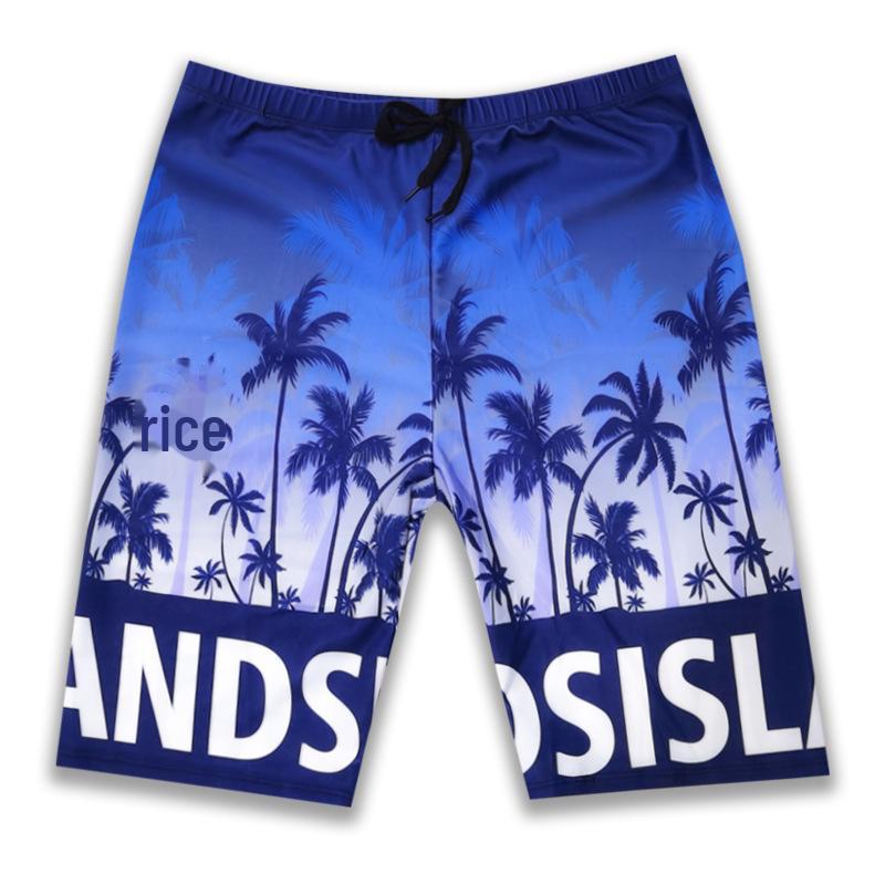 Мужские плавки средней длины, профессиональные пляжные длинные боксеры, купальники для мальчиков больших размеров для горячих источников