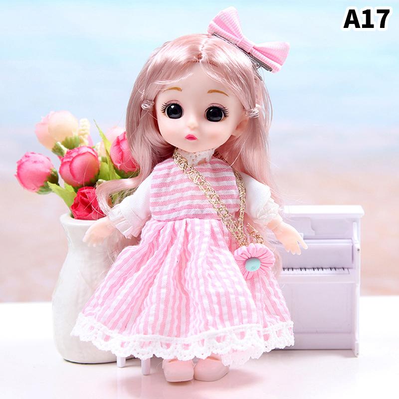 17 см кукла с одеждой обувью DIY подвижные суставы принцесса фигурка подарочные игрушки
