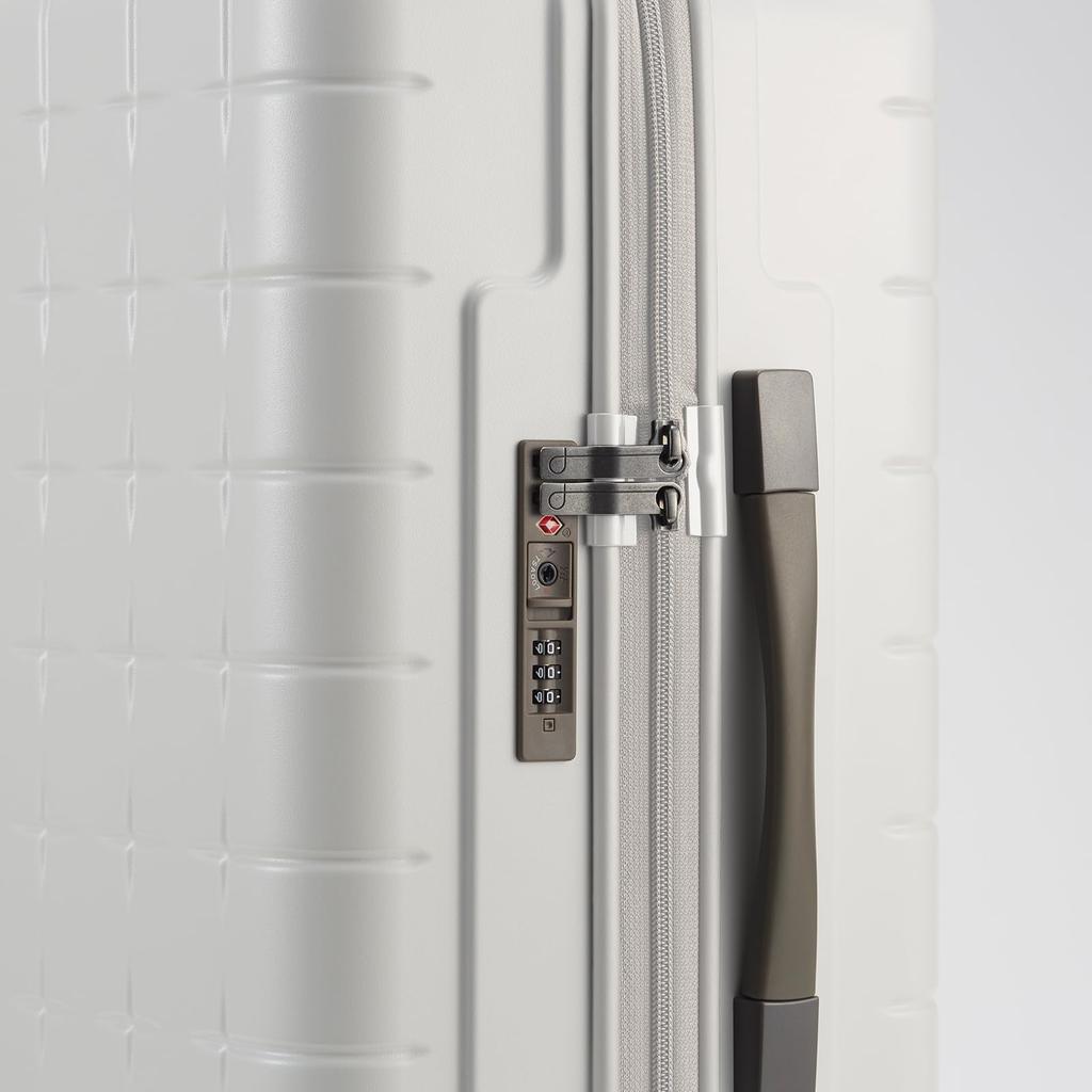 Чемодан размера S 2 ночи 3 дня 38 л Колесный фиксатор 10 лет гарантии Сделано в Японии Чехол для переноски Сумка для переноски 360G4 Теплый серый [Proteca] Ручная кладь 3,1 кг