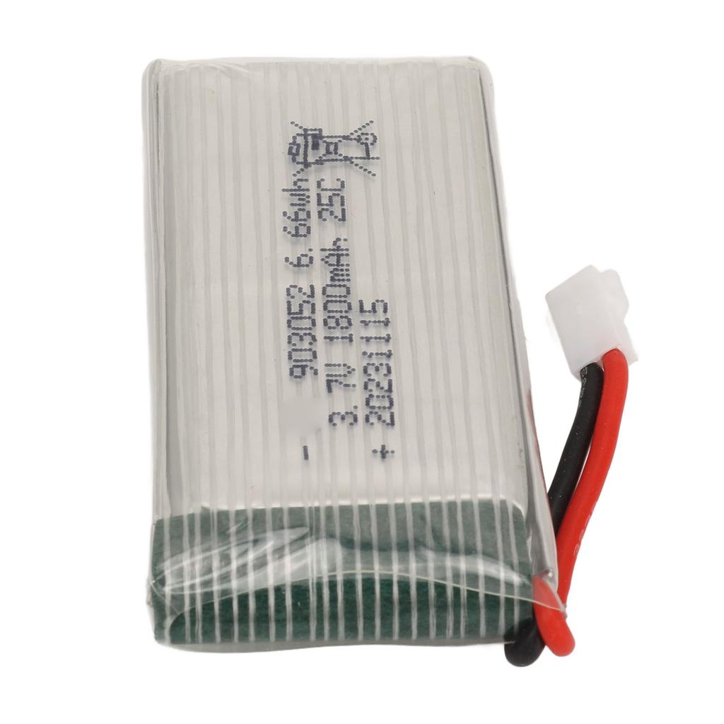 1800mAh 3.7V RC Drone Battery With XH2.54 Plug 903052 25C High Rate RC Helicopter Lithium Battery Fo