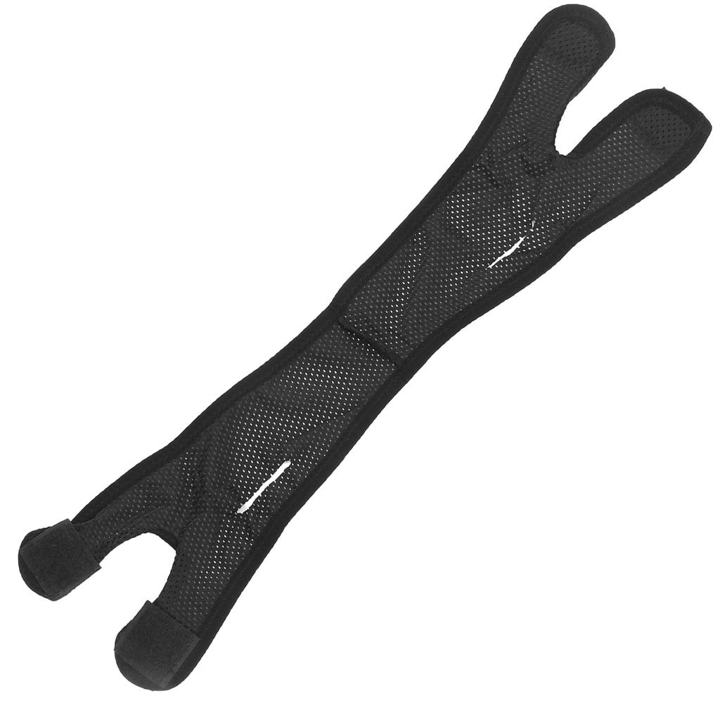 AntiSnoring Chin Strap Facial Slimming Mesh Breathable Strap Jaw Support Belt for Adults(Black )