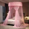 Бесплатная установка. Домашний купол, складная кровать с балдахином, палатка принцессы, занавеска для кровати, сетка принцессы для девочек, москитная сетка, потолочная королева, двойная сетка King