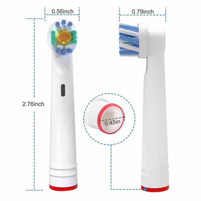 16Pcs Electric Toothbrush Replacement Heads For Braun Oral B Vitality Brush