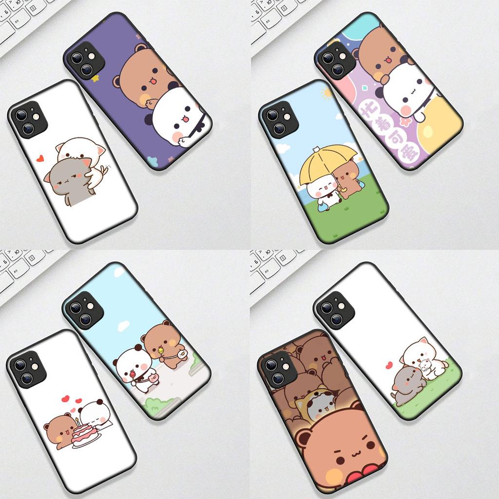 Чехол для телефона Bubus Panda Bear Dudus для Motorola Moto G86 G57 E14 E15 G14 G34 G67 G84 G24 A54 G15 Power E22