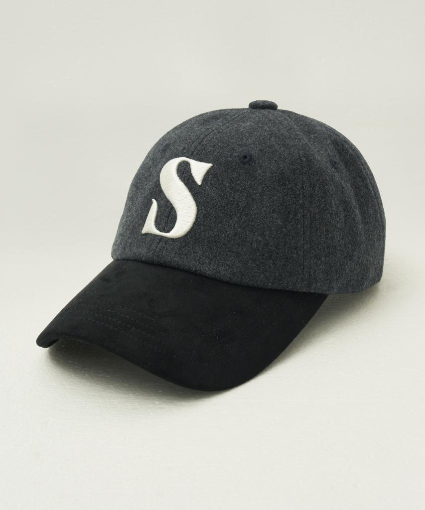 Кепка-бейсболка Seteo Wool Fox Suede Повседневная Черная