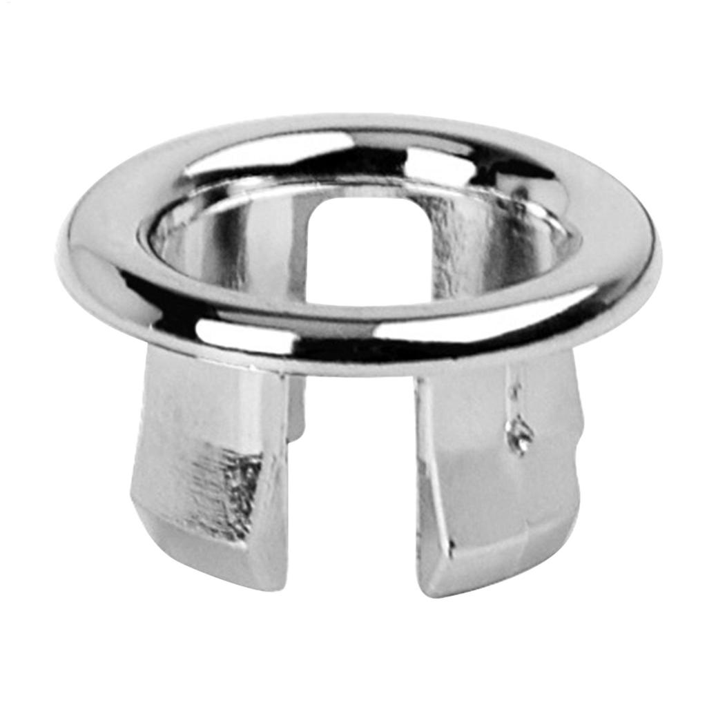 1 шт. Пластиковая крышка перелива для отверстия в раковине для кухни, ванной комнаты, умывальника, отделка, крышка слива для ванны, замена, круглая крышка-заглушка для умывальника